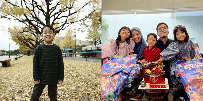 Genap Berusia 4 Tahun, ini 9 Potret Terbaru Miguel Anak Ketiga Desta dan Natasha Rizky