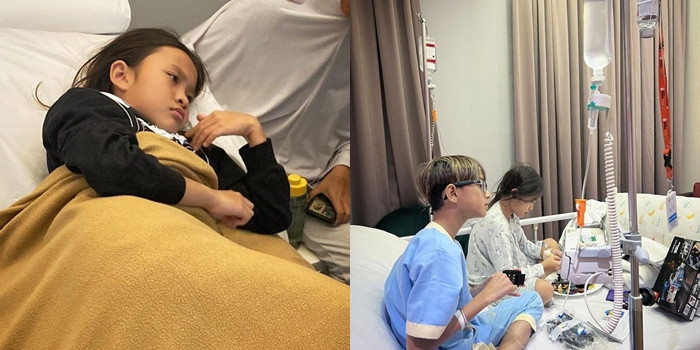 Keracunan Tutut, ini 7 Potret Kala Anak Zaskia Adya Mecca saat di Rumah Sakit