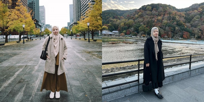 9 Potret Natasha Rizky Liburan di Jepang